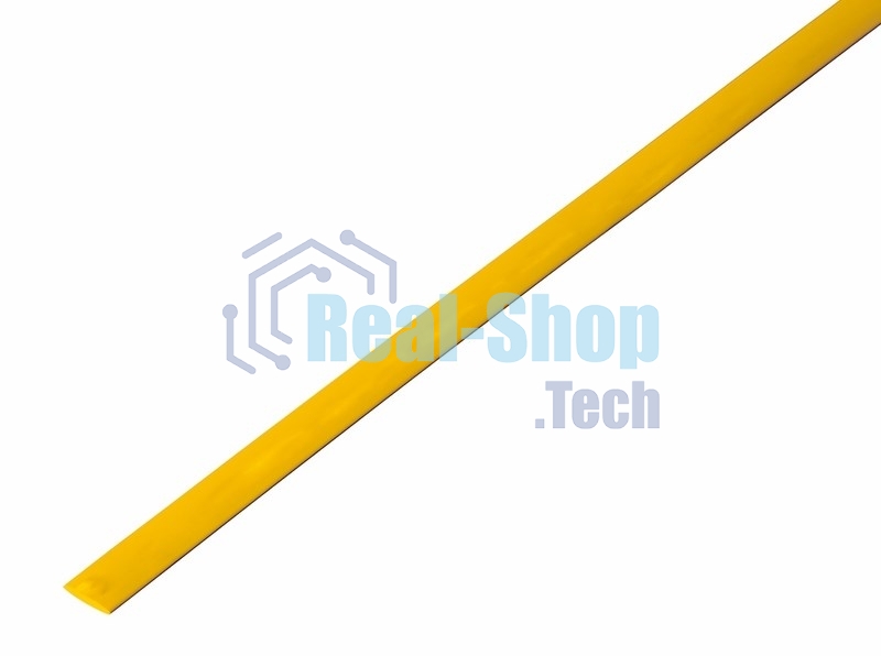Трубка термоусадочная 4.0/2.0 1м жел. Rexant 20-4002