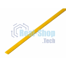Трубка термоусадочная 4.0/2.0 1м жел. Rexant 20-4002