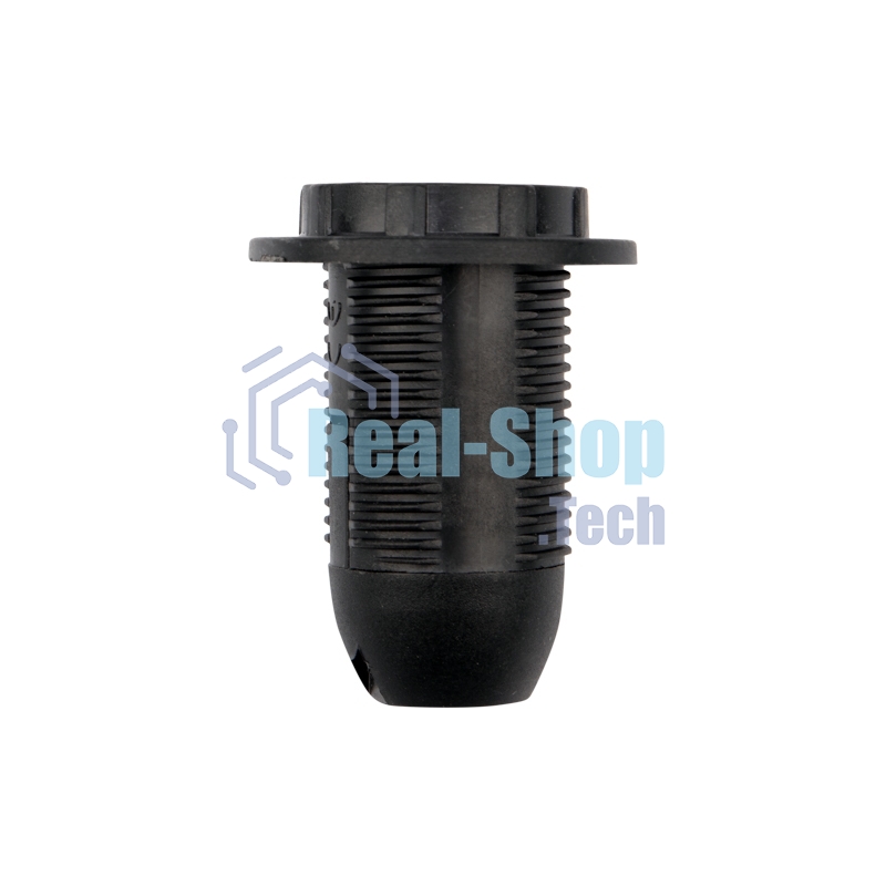 Патрон Rexant пластиковый термостойкий подвесной с кольцом Е14, черный