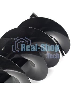 Шнек PATRIOT двухзаходный D 250B для грунта к бензобуру со сменными ножами, диаметр 250мм 742004457