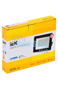 Прожектор светодиодный СДО 06-50 6500К IP65 черный ИЭК LPDO601-50-65-K02