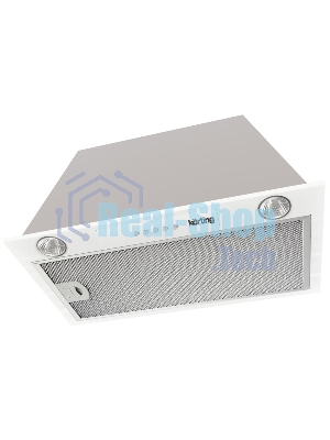 Вытяжка встраиваемая Korting KHI 6530 W белый, 52 см, 450 куб. м/ч, 52 дБ
