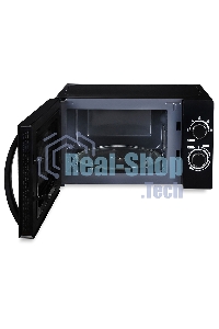 Микроволновая печь Hyundai HYM-M2063 черный, 20 л, 700 Вт, переключатели - поворотный механизм