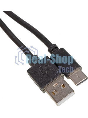 Кабель USB (m)-USB Type-C (m) 2м черный