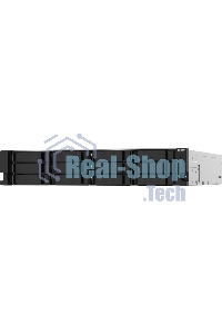 Сетевое хранилище без дисков SMB QNAP TS-1232PXU-RP-4G 12-Bay quad-core 64-bit AL324 1.7 GHz rackmount NAS with 250W redundant PSU, 4Gb DDR4 UDIMM RAM (max 1x16GB), SATA 6Gb/s, 2x 10GbE SFP+ LAN, 2x2.5 GbE LAN, 1x PCIe Gen2 x2 slot. W/o RAIL-B02