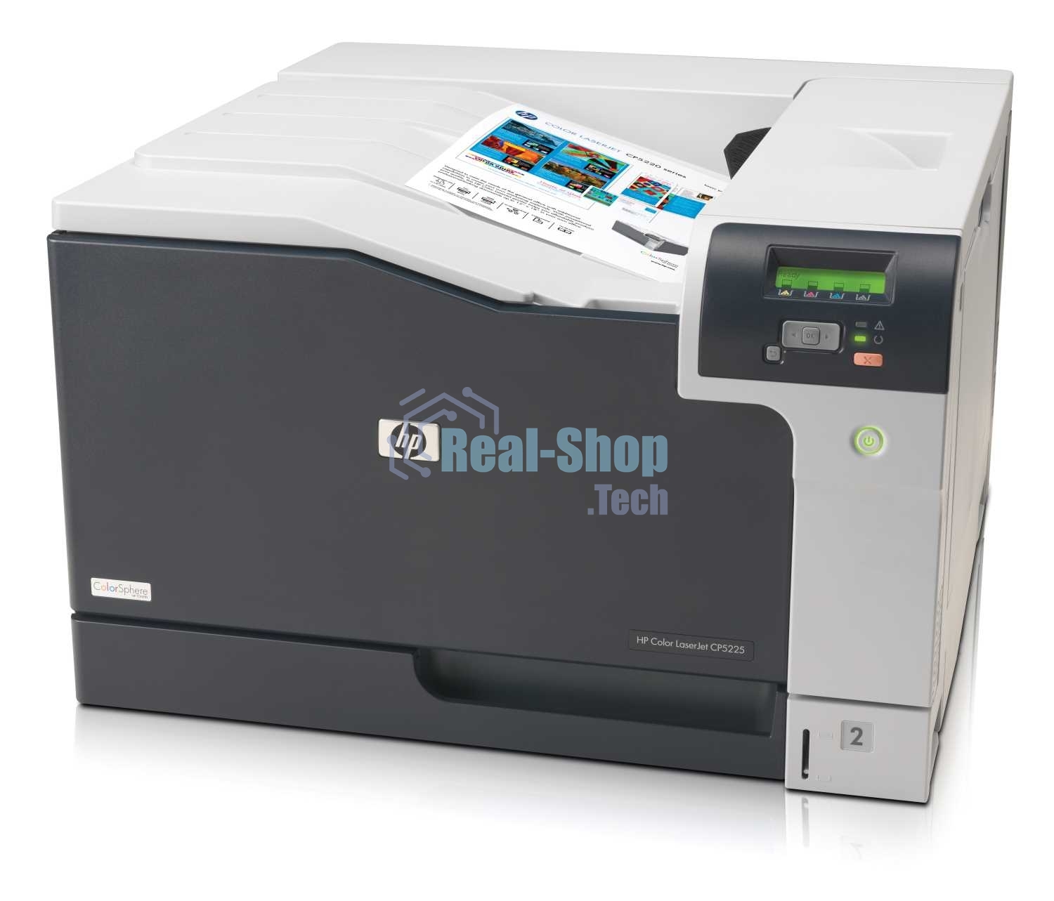 Принтер лазерный HP Color LaserJet CP5225dn (CE712A), A3, цветной, печ. до 20 стр/мин., 600 x 600 dpi, USB, RJ-45