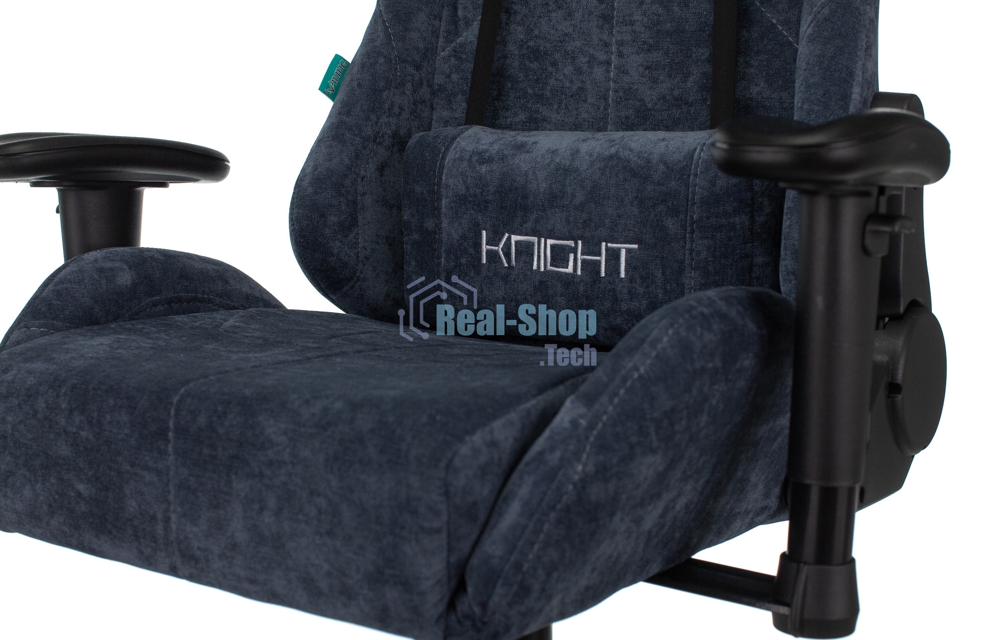 Кресло игровое Бюрократ VIKING KNIGHT LT27 FABRIC синий крестовина металл/пластик