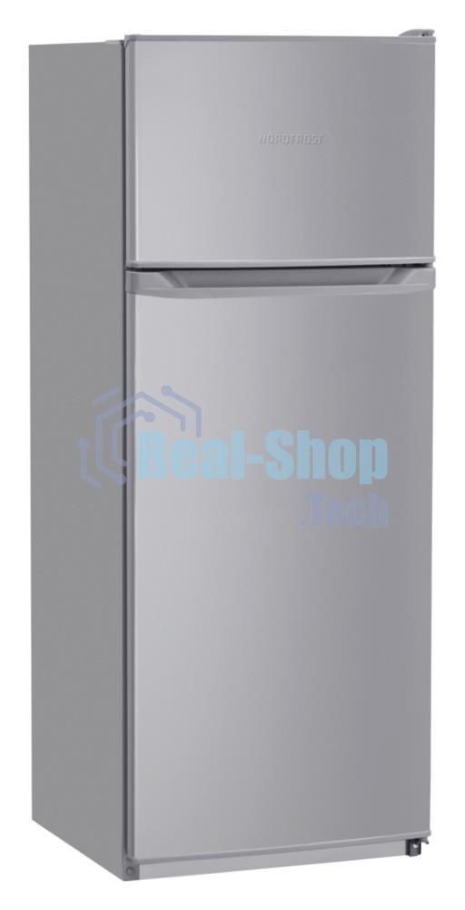 Холодильник Nordfrost NRT 141 132 серебристый металлик двухкамерный 210/51 л морозилка сверху, капельная система