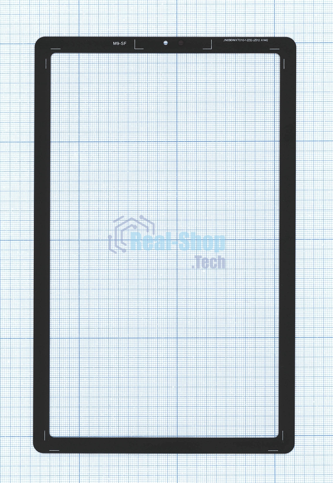Стекло для Lenovo Tab M9 черное