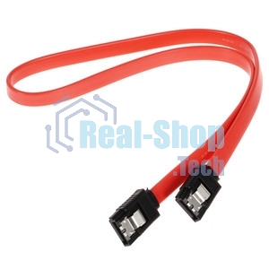 Кабель интерфейсный SATAIII Cablexpert CC-SATAM-DATA, 50 см, 7pin/7pin, защелка, пакет