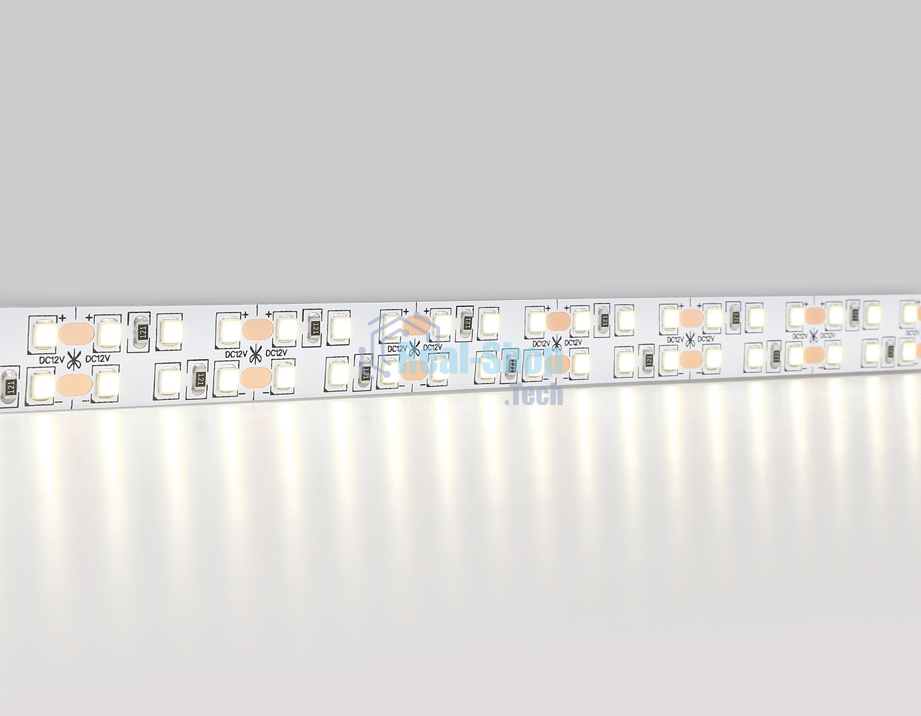Светодиодная лента Ambrella light GS1702 2835 240Led/ 24W m/ 12V IP20 4500K/ 5000*14*1.2mm (2 конт.)