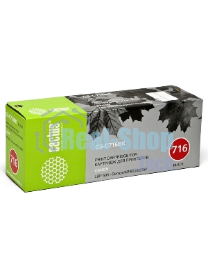 Картридж лазерный Cactus CS-C716BK черный (2300 стр.) для Canon i-Sensys MF8030/MF8030cn/MF8050/LBP 5050