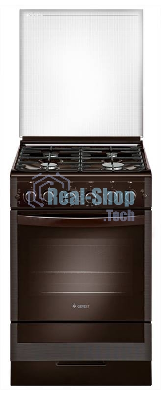 Плита газовая Gefest 5300-02 0047 коричневый, конфорок 4 газовых, духовка 52 л, 50 см x 85 см x 58.5 см