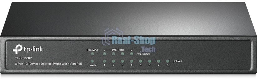 Коммутатор TP-Link SMB TL-SF1008P Коммутатор 8-port 10/100M Desktop PoE Switch