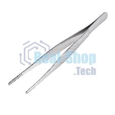 Пинцет прямой Rexant рифленый 160 мм (блистер)