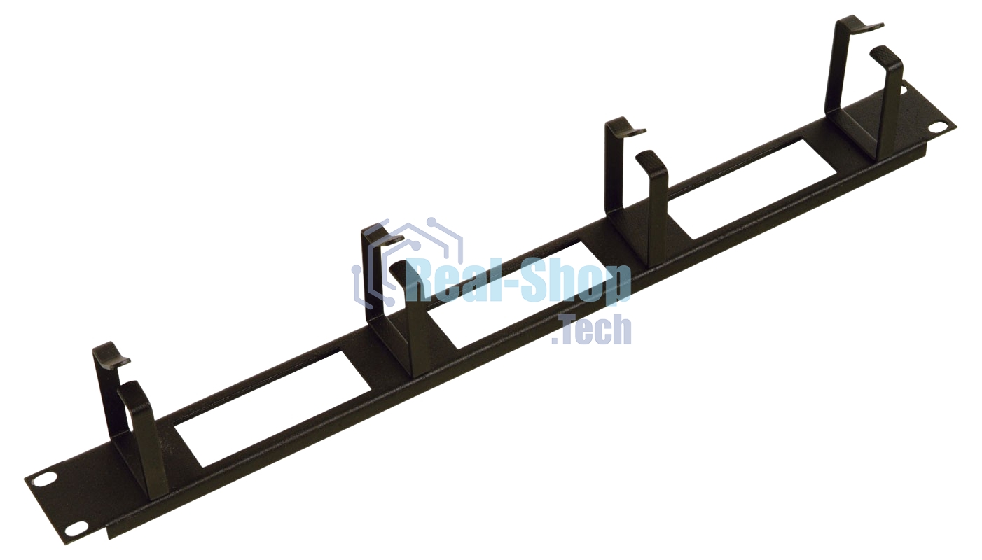 Горизонт. кабельный органайзер с окнами 19