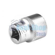 Головка торцевая Stels 22 мм, 12-гранная, CrV, под квадрат 1/2