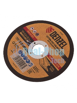 Круг отрезной по металлу Denzel WA60TBF 125х1.0х22.2мм 73761