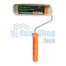 Валик Сибртех Фасадные работы, 180мм, ворс 18мм, D 36мм, D ручки 6 мм, полиакрил, полиэстер