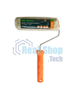 Валик Сибртех Фасадные работы, 180мм, ворс 18мм, D 36мм, D ручки 6 мм, полиакрил, полиэстер