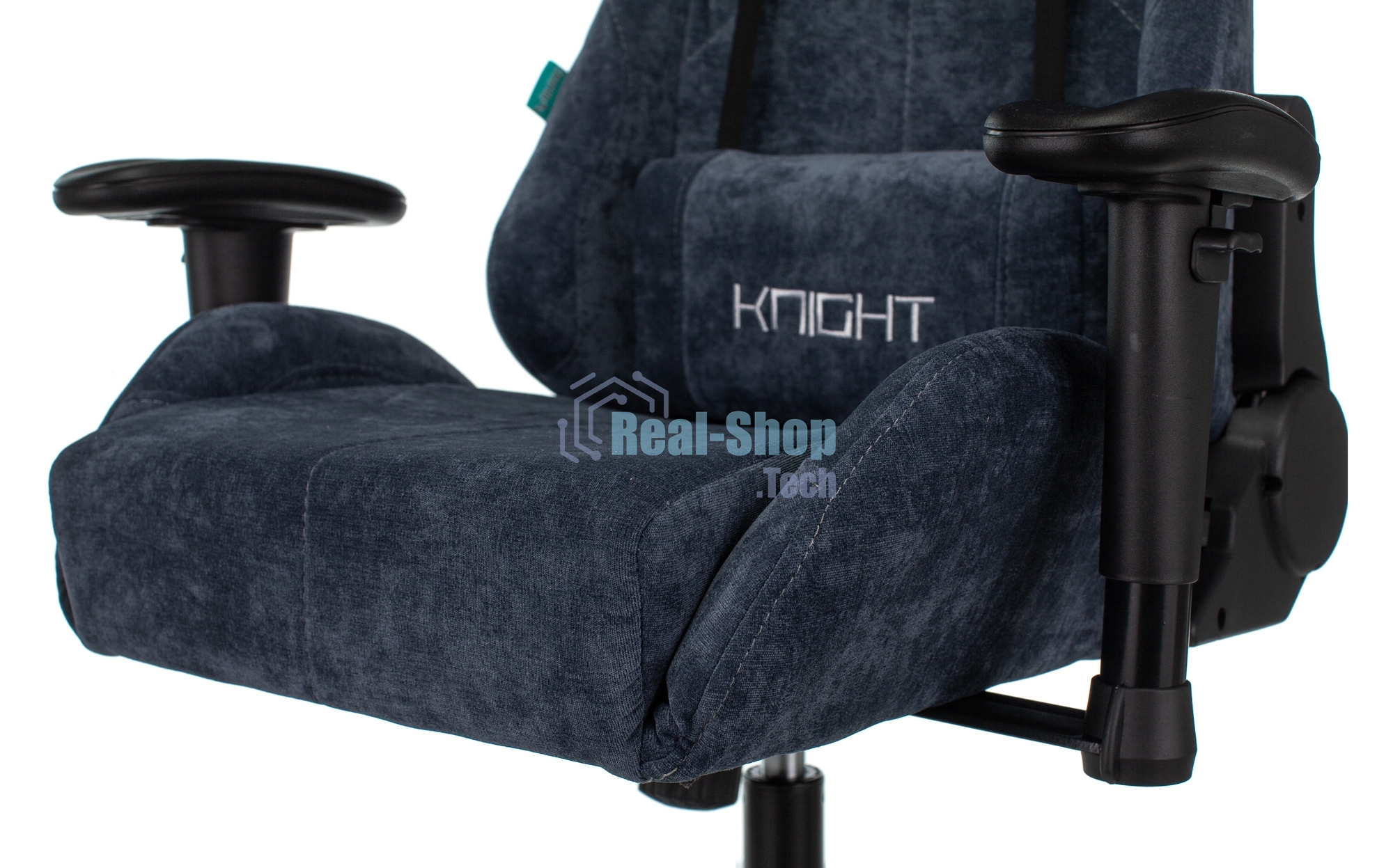 Кресло игровое Бюрократ VIKING KNIGHT LT27 FABRIC синий крестовина металл/пластик