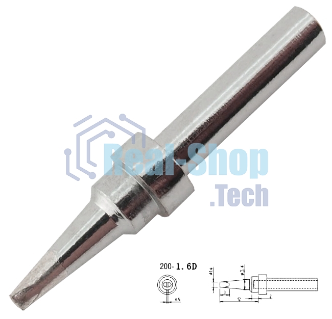 Жало для паяльника Quick QK200-T-1,6D