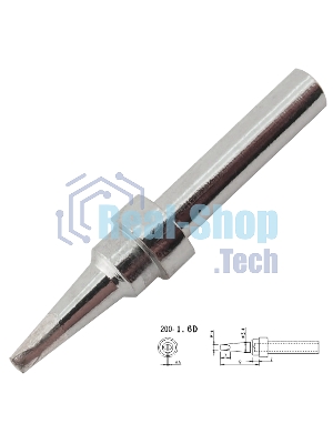 Жало для паяльника Quick QK200-T-1,6D