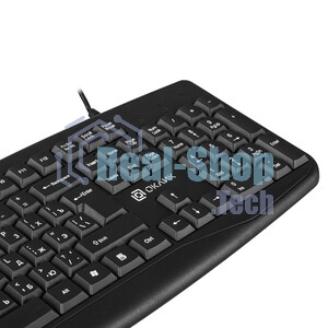 Клавиатура проводная Oklick 105M (1678092), USB, черный