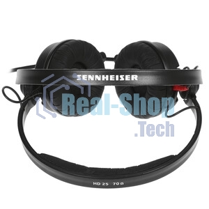 Проводные наушники Sennheiser HD 25 PLUS черный, накладные, Jack 3.5 мм