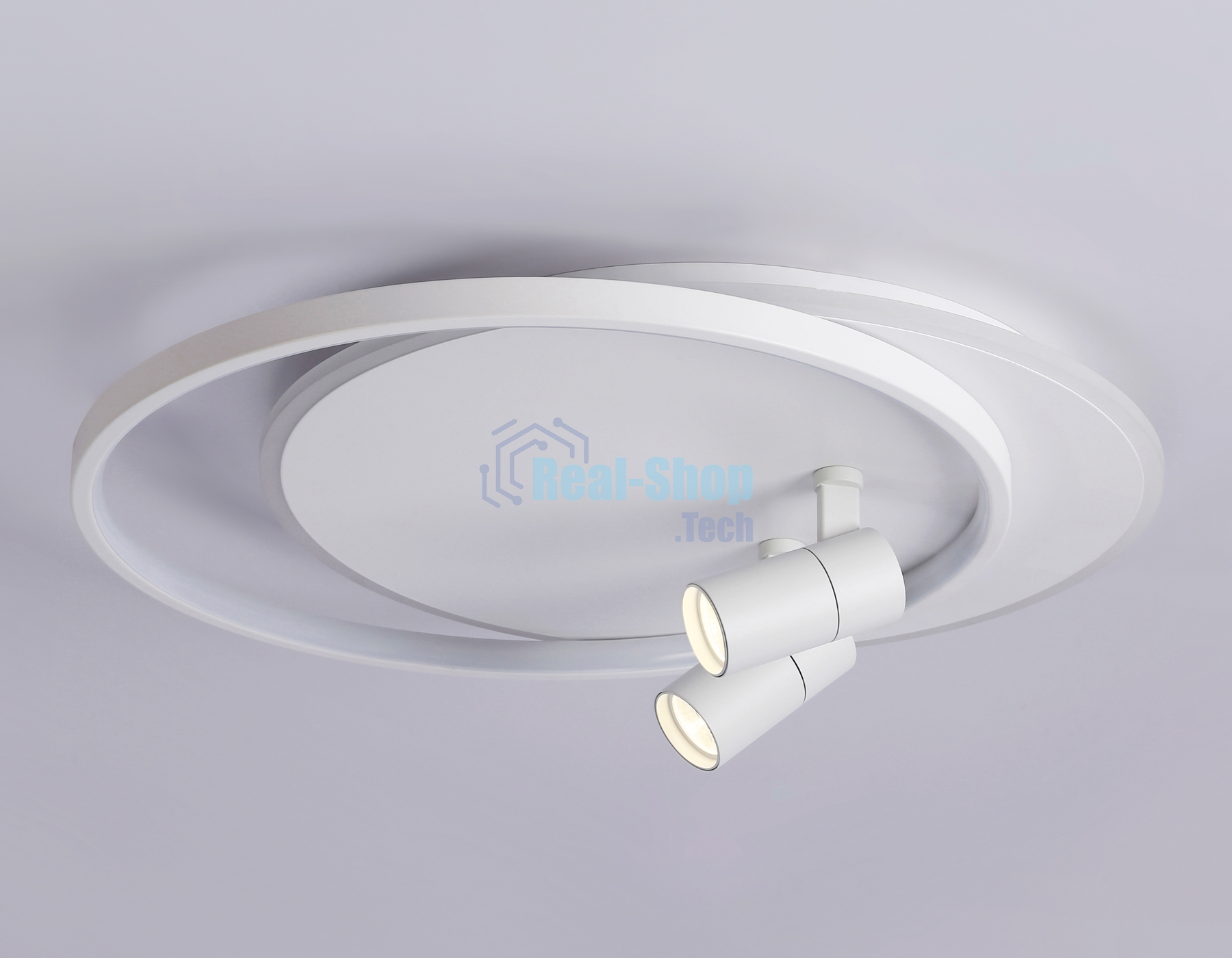 Светильник Ambrella light FL51391/1+2 WH белый 3000K-6400K 65W 560*480*120 (ПДУ РАДИО 2.4G)