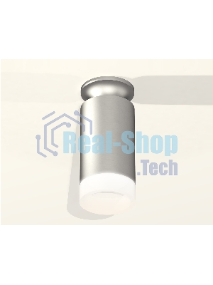 Светильник Ambrella Light XS6324081 SSL/MCH/FR серебро песок/хром матовый/белый матовый MR16 GU5.3 (N6904, C6324, N6248)
