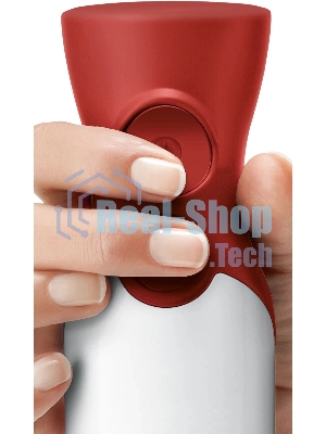 Блендер погружной Bosch MSM64110 белый/красный, 450 Вт, 2 скорости, турбо