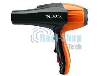 Фен Centek CT-2226 Professional (черн/оранж) 2200Вт, мощный AC мотор, 5 режимов, 2 концентратора