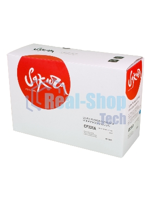 Картридж лазерный Sakura CF331A для HP LJ M651, M651DN, M651N, M651Xh, синий, 15 000 к.
