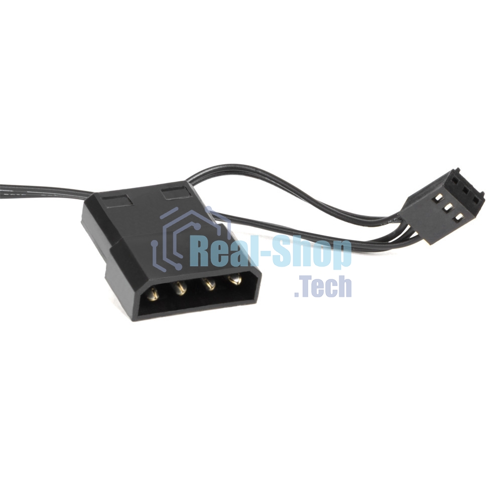 Вентилятор для корпуса Crown CMCF-12025S-1230 черный/красный, 120 мм, 1650 об/мин, 23 дБ, 3 pin