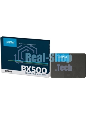 Накопитель SSD Crucial BX500, 1Tb, SATA III, 2.5