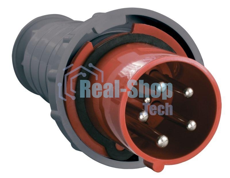 Вилка Iek PSR02-063-5 035 3Р + РЕ+ N 63А 380В IP54 ИЭК