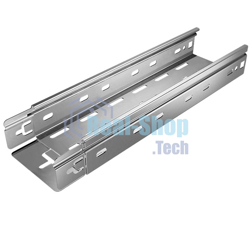 Лоток листовой перфорированный 300х50 L3000 сталь 0.7мм 