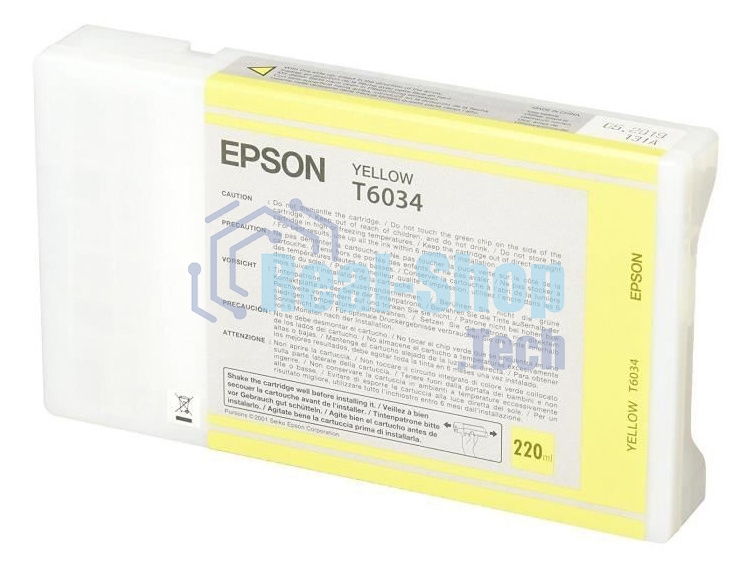 Картридж струйный Epson C13T603400 желтый для Epson St Pro 7880/9880 (220мл)