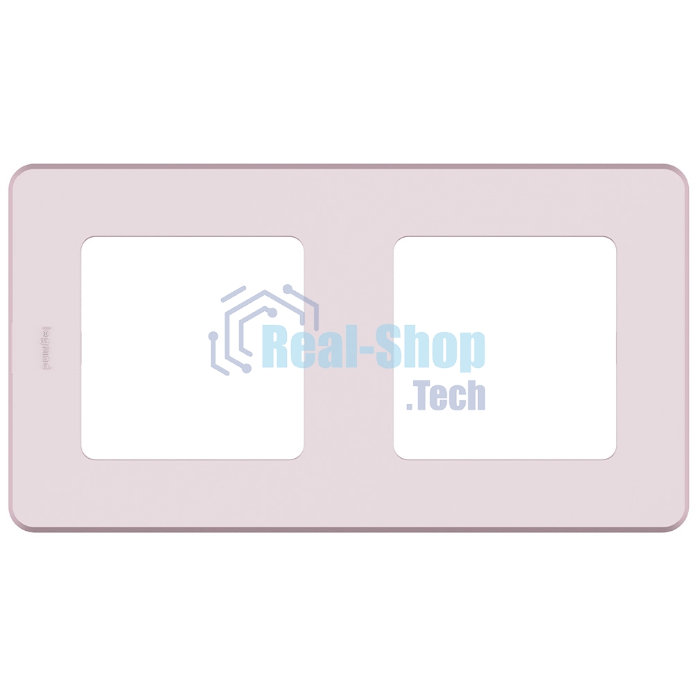 Рамка 2 поста розовый Inspiria