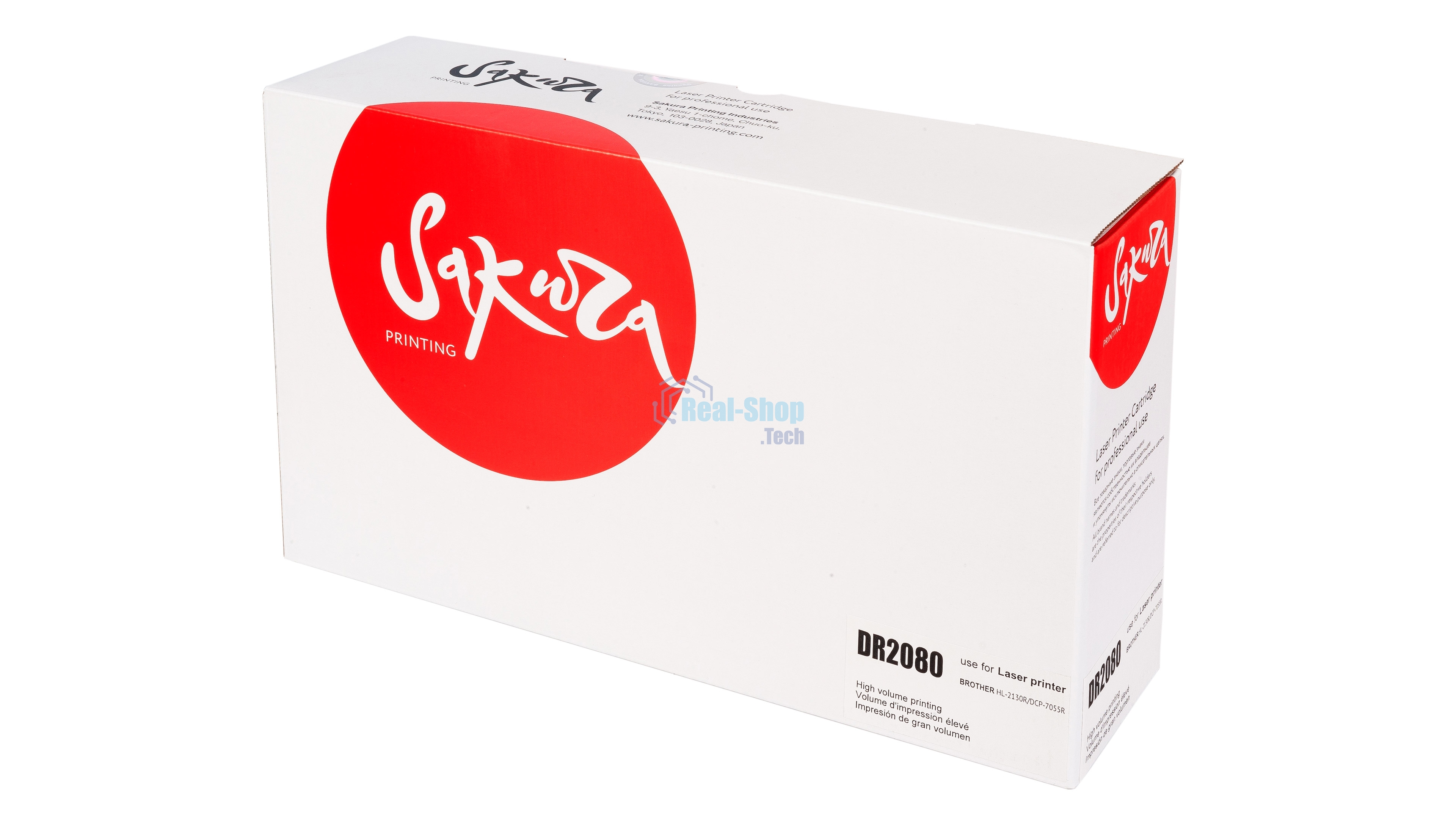 Фотобарабан Sakura DR2080 для Brother HL-2130 DCP-7055, 12000 к.