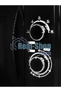 Микроволновая печь Hyundai HYM-M2063 черный, 20 л, 700 Вт, переключатели - поворотный механизм