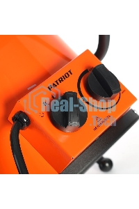 Электрокалорифер PATRIOT PT-R 5 633307265 (Мощность по ступеням 3.0/4.5 кВт, поток воздуха 420м3/час, вес 7кг)