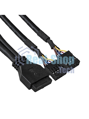 Планка USB на переднюю панель ExeGate EX289291RUS U5H-627, 5,25