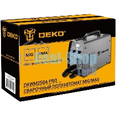 Сварочный полуавтомат Deko DKWM250A MIG-MAG/ММА 7кВт