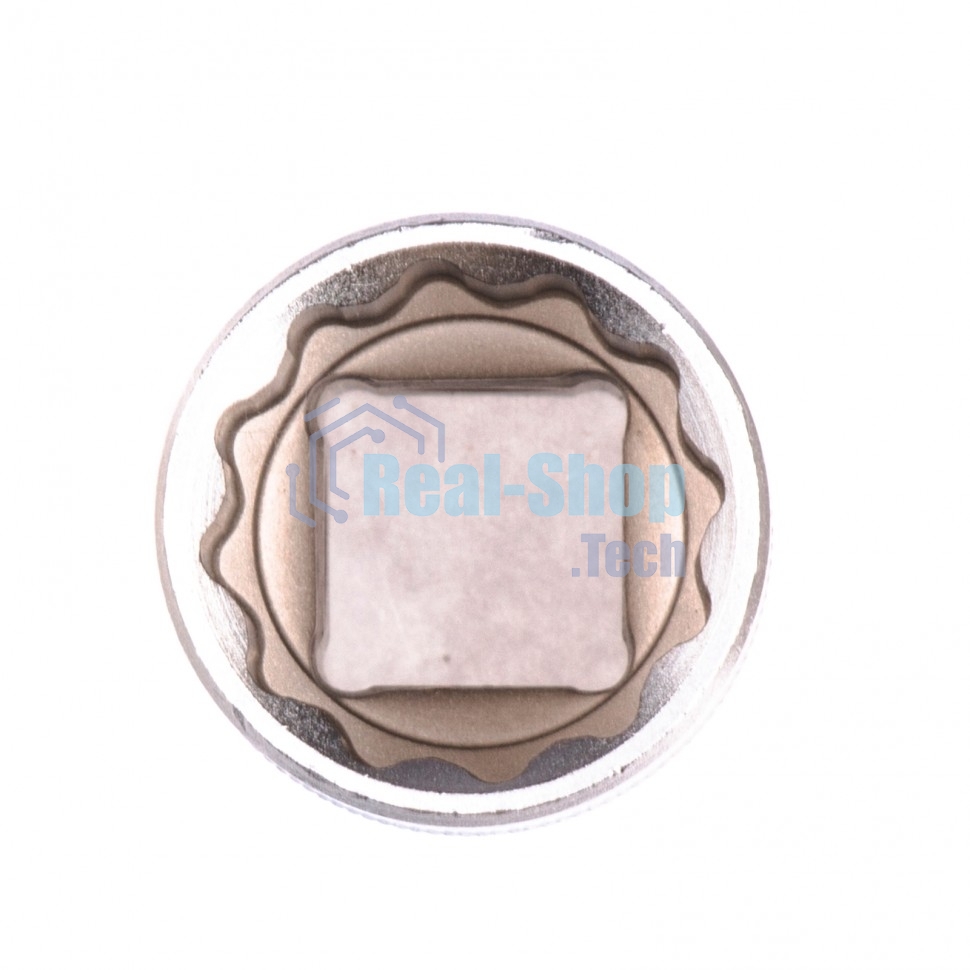 Головка торцевая, 22 мм, 12-гранная, CrV, под квадрат 1/2