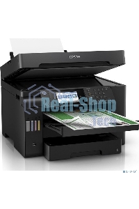 МФУ струйное Epson L15150, (A3, ADF, duplex, 35 стр./мин., Ethernet, Wi-Fi черный)