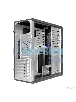 Компьютерный корпус Miditower ExeGate CP-603UB Black, ATX, (CP450W, 80мм), 2*USB+2*USB 3.0, Audio, замок блокировки кнопки питания