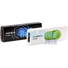 Флешка USB ADATA UV320 (AUV320-64G-RBKBL), 64Gb, USB 3.1, R/W 100/30, черный/синий