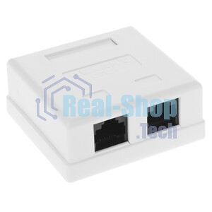 Рoзетка компьютерная внешняя Rexant 1-порт RJ-45 (8P8C), FTP экранированная, категория 6